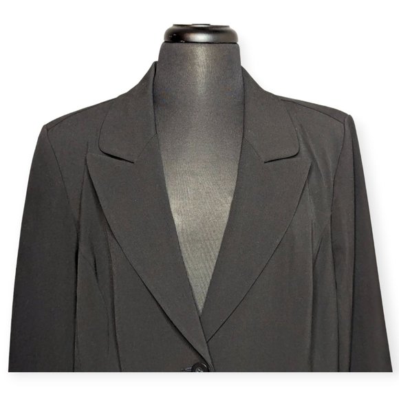 Studio 1940 Black Button Front Blazer NWT Size 18W - Picture 2 of 15